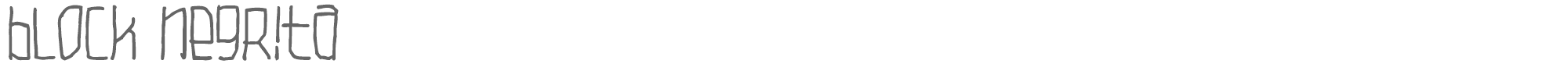 Block Negrita block negrita.ttf font preview